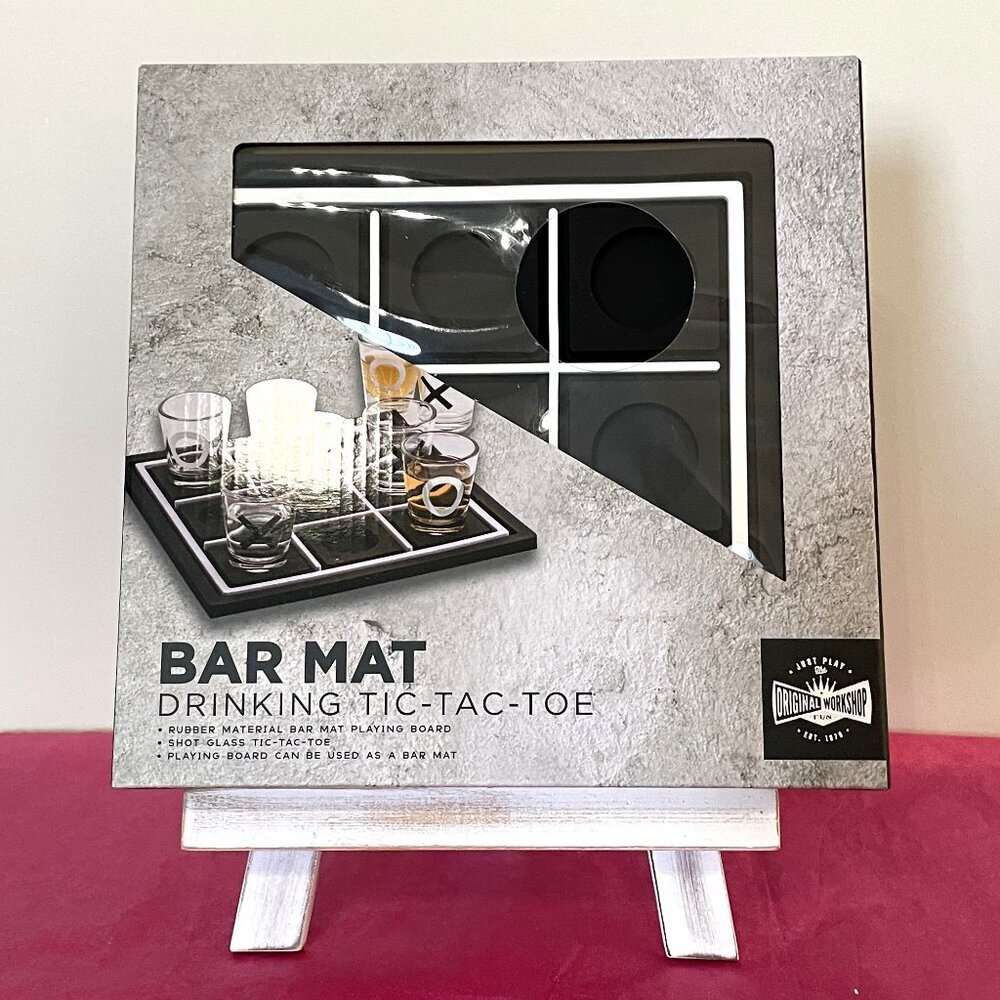 Samsonico Bar Mat Tic-Tac-Toe Game - Picture 2 of 8